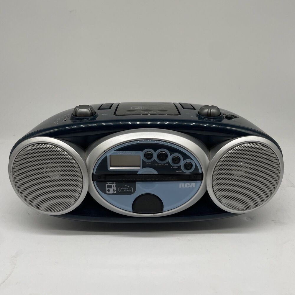 RCA Twin Boombox RCD0039 CD Radio Aux MP3 Portable